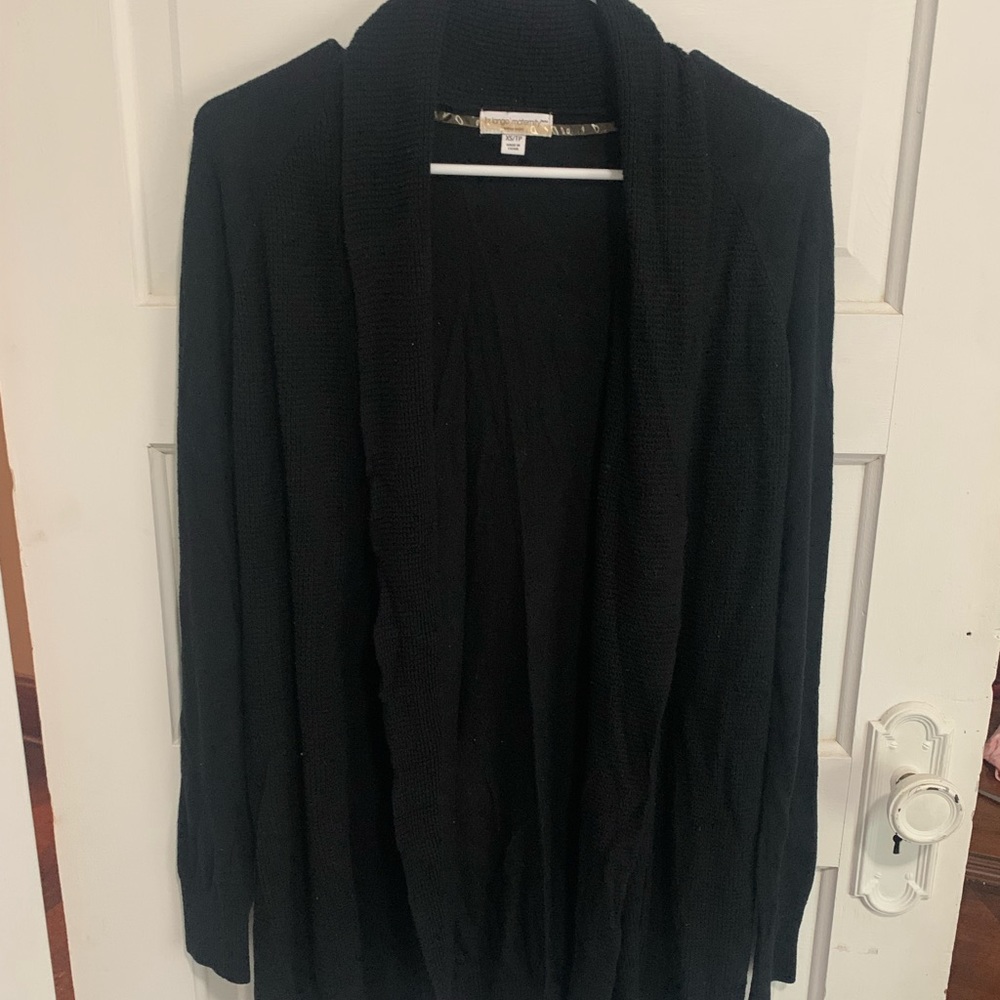 Liz Lange maternity black cardigan